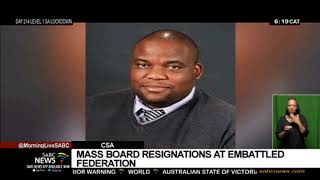 Cricket South Africa embattled by mass resignations video