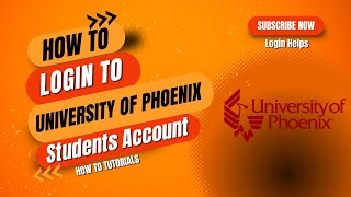 How to Login to University of Phoenix Students Account
