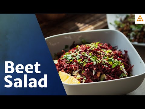 Beet Salad | Easy Crunchy Salad for Weight Loss | Detox with Vegan Beet Salad | Isha Recipes
