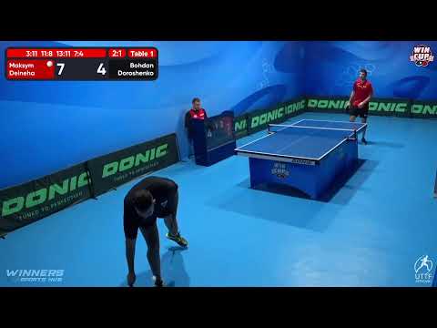 11:30 Maksym Deineha 3-1 Bohdan Doroshenko West 1 WIN CUP 31.10.2022 | TABLE TENNIS WINCUP