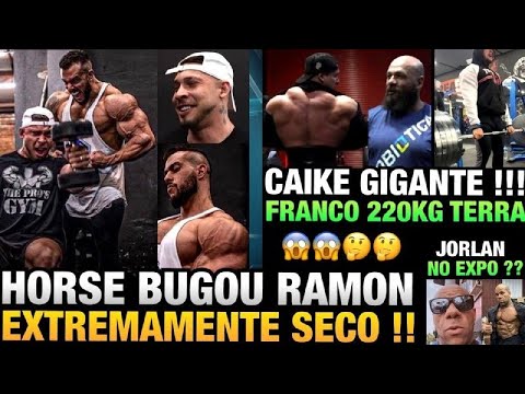 HORSE BUGOU RAMON COM CONDIÇÃO ATUAL - CAIKE COM DORSAL ENORME - FRANCO 220KG NO TERRA + JORLAN