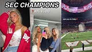 SEC CHAMPIONSHIP VLOG | ATL W/ BESTIES