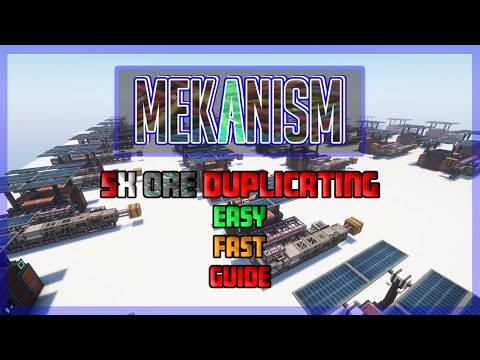 Minecraft 🔧 Mekanism 💎 5x Ore Duplicating 💎 Step-by-Step