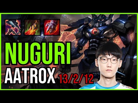 NUGURI - AATROX vs. FIORA Top | KR GRANDMASTER | PATCH 11.1