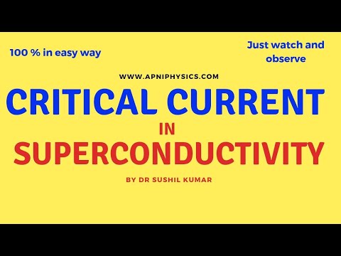 What is Role of the Critical Current in Superconductivity?