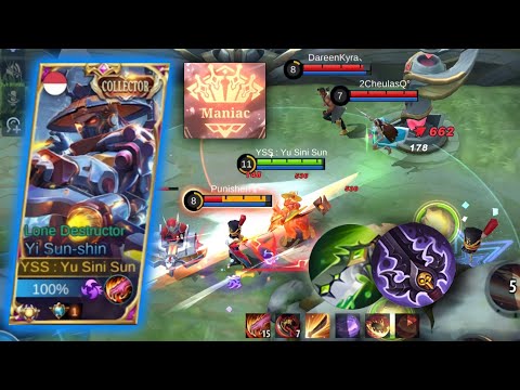 YSS MANIAC!! MASUK WAR YG PALING EFEKTIF BUAT USER YSS | TOP GLOBAL YSS - Mobile Legends