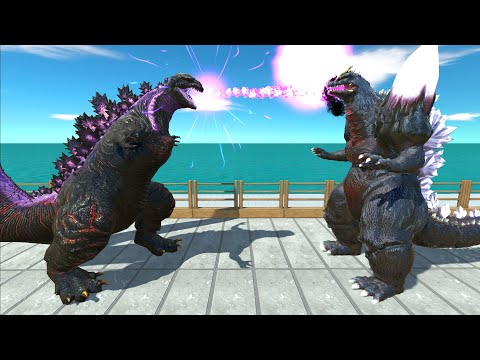 Space Godzilla vs Shin Godzilla Pyramid Death Run - ARBS