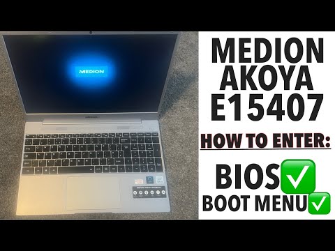 MEDION AKOYA E15407- So greifen Sie auf die BIOS- und Boot-Menüoption zu / Enter Bios & Boot Menu