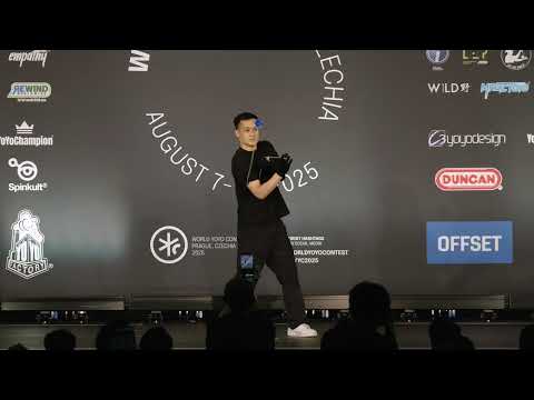 12th Place – Brandon Vu – 1A Prelim Freestyle – World YoYo Contest 2025