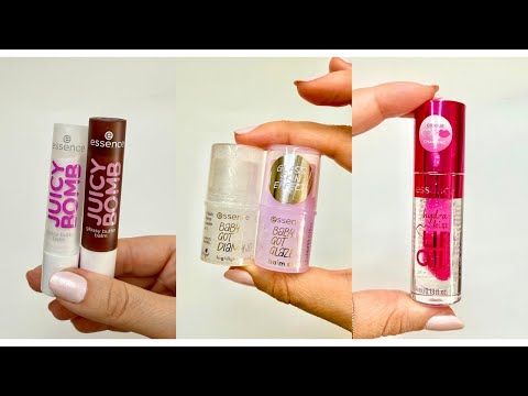 ESSENCE🌸MAKEUP COLLECTION FAVORITES. Including Juicy Bomb and Cranberry Lip Oil ASMR