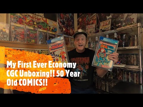My First Ever Economy CGC Unboxing!! 50 Year Old COMICS!!