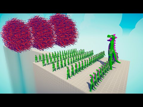 100x T-REX + GIANT vs EVERY GOD - Totally Accurate Battle Simulator | TABS