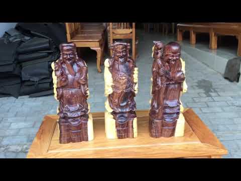 Tam đa gỗ cẩm lai Việt cao 40cm giá 4tr500 ạ