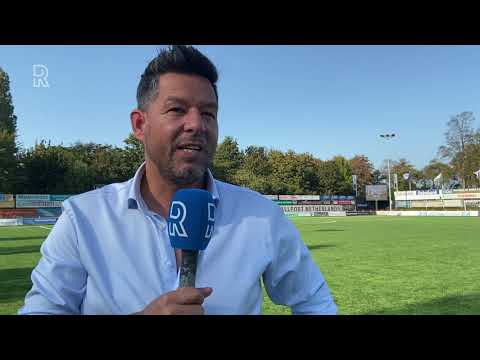 Dogan Corneille na gelijkspel tegen Rijnsburgse Boys: 'Met elf tegen elf waren wij de betere ploeg'