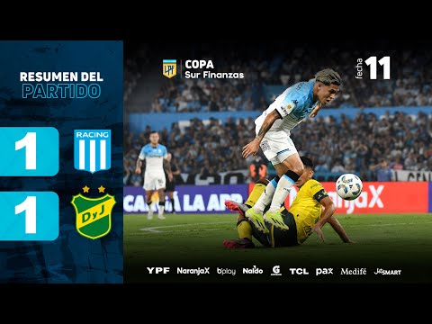RACING 1 - 1 DEFENSA Y JUSTICIA I Resumen del partido I #CopaSurFinanzas 2024