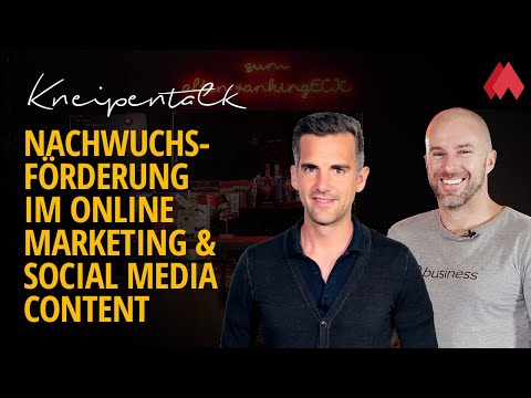 Nachwuchsförderung im Online Marketing & Social Media Content | morefire Kneipentalk