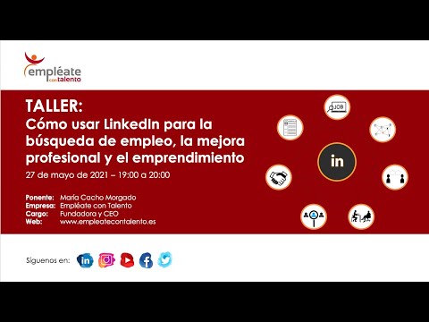 Cómo usar LinkedIn para encontrar trabajo, mejora de ... - YouTube
