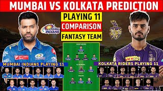 MI vs KKR Dream11 Prediction IPL 2023 | MI vs KKR Playing 11 | Mumbai vs Kolkata Comparison