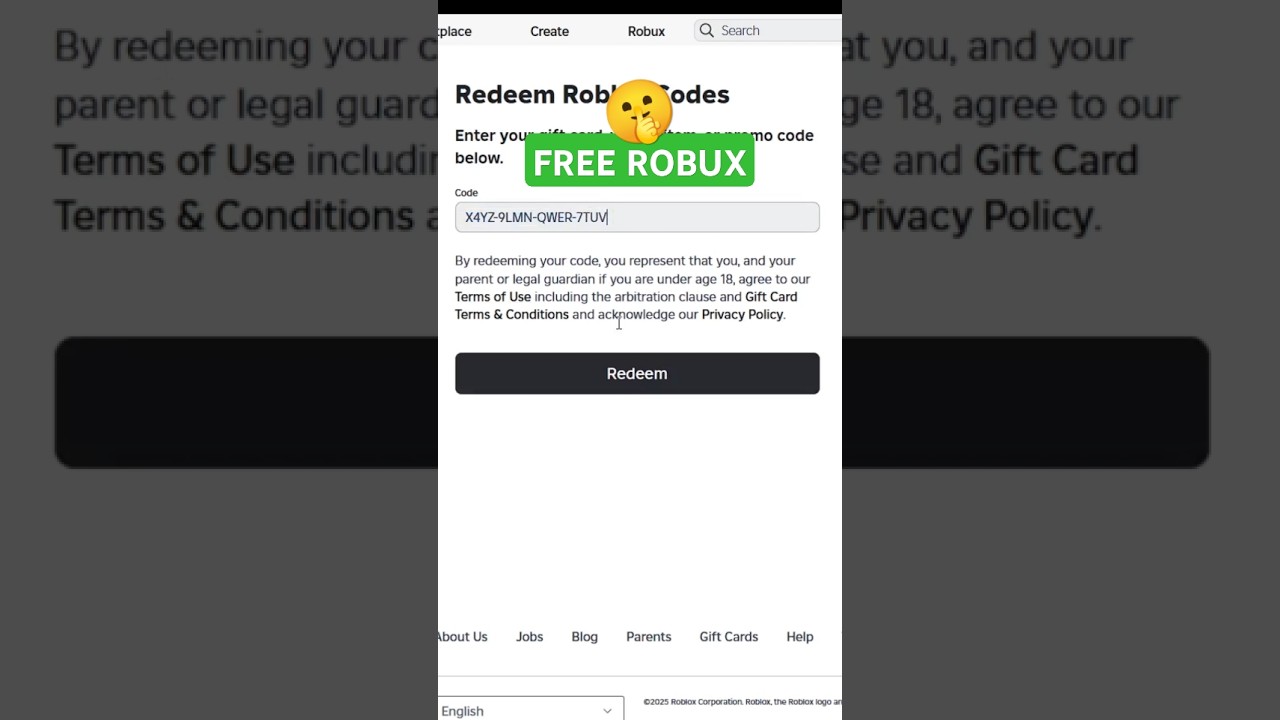 Can you get robux by redeeming a random code which generated by ChatGPT 💀💀 #roblox