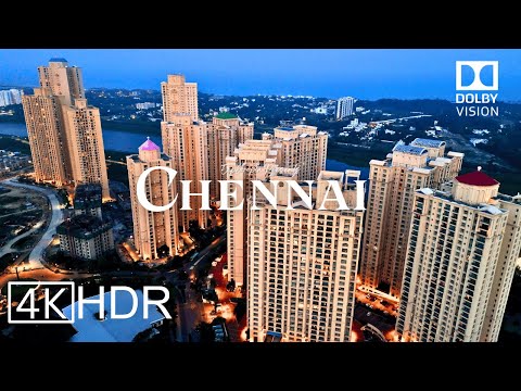 Chennai, India 🇮🇳 in 4K HDR ULTRA HD 60 FPS Dolby Vision™ Drone Video