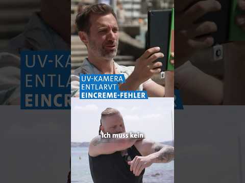 Video Thumbnail: Sonnencreme-Check mit der UV-Kamera 👀 | Ausgerechnet WDR #shorts