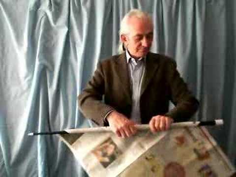 Voir la vidéo de la Canne à disparition Noir - plastique