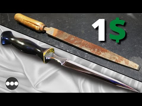 Knife Making - Dagger From a Rusty File