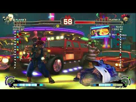 chobixinco [Rufus] vs NexKo [Gouki] SSF4 Japanese Online Ranked Matches - TRUE-HD