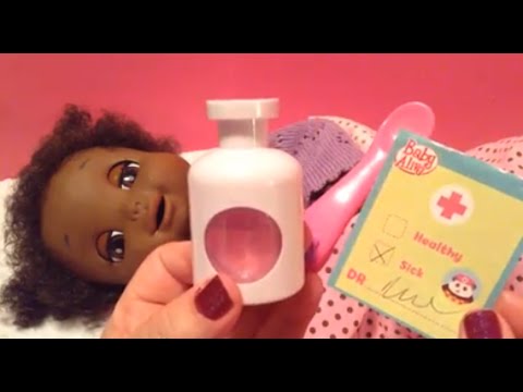 Baby Alive Real Surprises Baby Doll is Sick Video