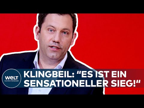 SAARLAND LANDTAGSWAHL 2022: "Es ist ein sensationeller Sieg!" Lars Klingbeil (SPD) I WELT Dokument
