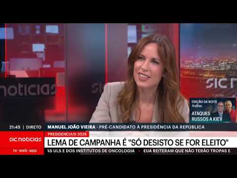 Candidato Vieira 2026 - entrevista Sic Notícias 14/11/2025