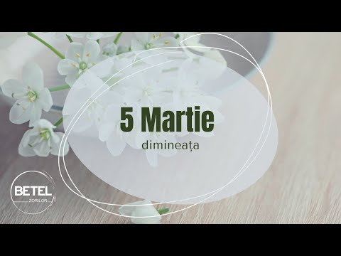 5 Martie 2023 | Cina Domnului | Duminică dimineața