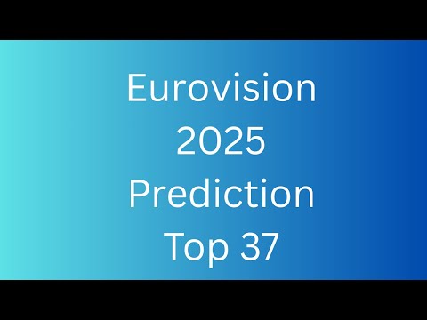 Eurovision 2025 Prediction Top 37 (After Rehearsals)