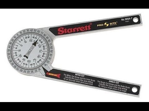 Starrett 7" Pro Site Protractor - Presented by Woodcraft
