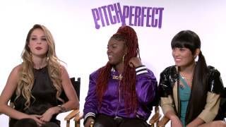 Pitch Perfect: Ester Dean & Alexis Knapp & Hana Mae Lee Interview | ScreenSlam video