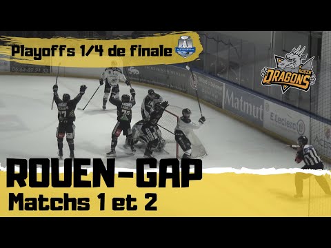 Hockey : Rouen - Gap 1/4 Finale Playoffs 2020 M1 M2