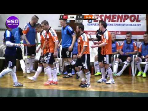 FUTSAL 1.SLF PLAY OFF, FINÁLE 2, PINEROLA - SLOVMATIC, 26.5.2017
