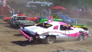 preview picture of video '2014 Salmon Arm Demolition Derby - Heat #4'