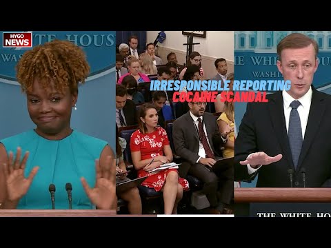 KJP Attacks 'Irresponsible Reporting' on White House Cocaine, Falsely Claims Bidens Were Not There Friday