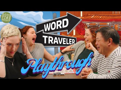 Word Traveler Boardgame Playthrough!