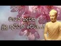 Mage Hadawatha Budu Kutiyak Wewa මාගේ හදවත බුදු කුටියක් වේ