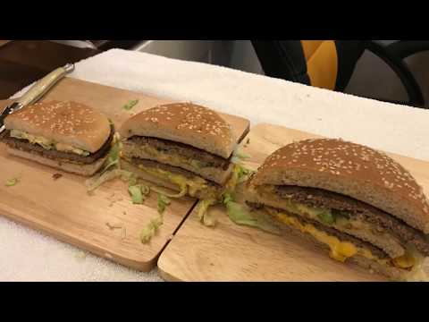Grand Big Mac, Big Mac and Junior Big Mac Taste Test