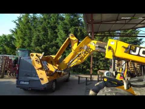 JCB  - ładowarka  - uzbrajamy w centralne smarowanie.