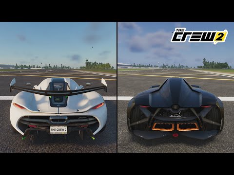 The Crew 2 | Koenigsegg Jesko 2020 vs. Lamborghini Egoista 2013 Sound and Performance Comparison