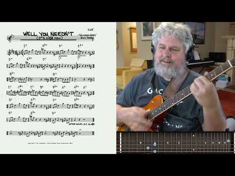 Ep.66 | Tritone Substitutions and Rhythm Changes "Well You Needn't" - Jazz Guitar Lesson