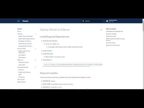 Open-source Chassis.ml - Deploy Model to KServe