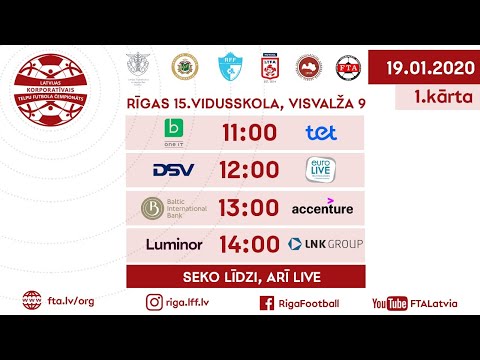 Latvijas korporatīvā telpu futbola čempionāta 1.kārta