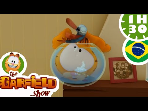 😺 Garfield aprende sobre diferentes peixes ! 🐠 O Show do Garfield