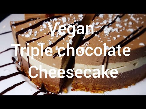 download lagu mp3 mp4 Vegan Triple Chocolate Cheesecake, download lagu Vegan Triple Chocolate Cheesecake gratis, unduh video klip Vegan Triple Chocolate Cheesecake