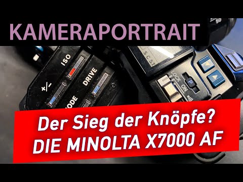 📷  Analoge Fotografie - Die Kamera, die Canon & Nikon in Angst versetzte: Die Minolta 7000 AF